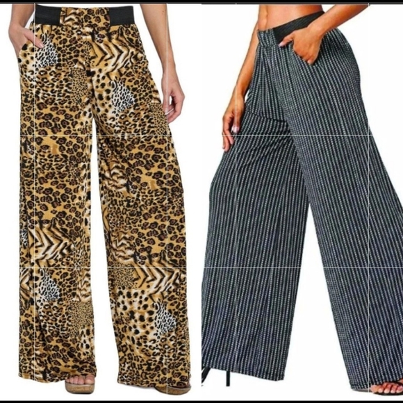 PALAZZO PANT-ONE SIZE. - Picture 1 of 4